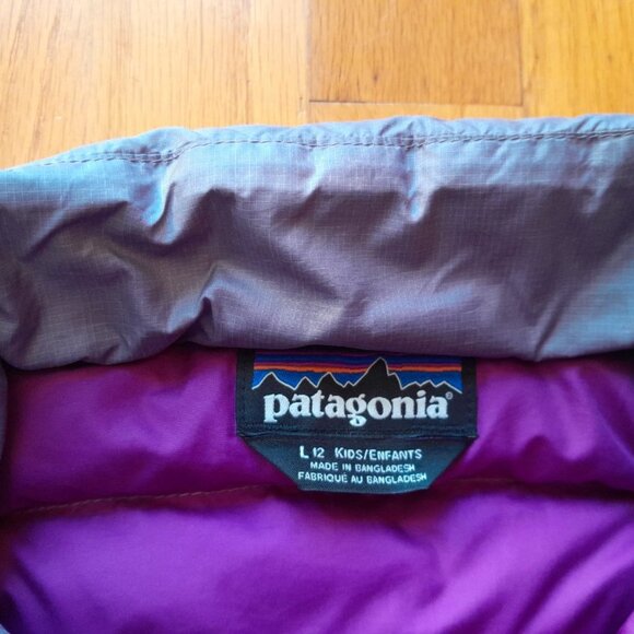 Patagonia Down Sweater Girls size L 12 - Picture 5 of 8
